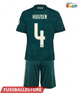 Günstige Real Madrid Dean Huijsen #4 Auswärts Trikotsatzt Kinder 2026-27 Kurzarm (+ Kurze Hosen)